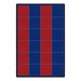 My Graphing & Sorting Rug - Horizontal (4' W x 6' L) - Red/Blue