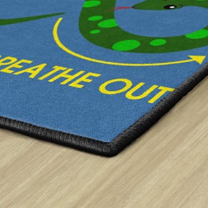 Figure Eight Snake Rug - (3' W x 3' L) - Corner