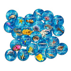 Into the Sea Carpet Rounds - Set of 24