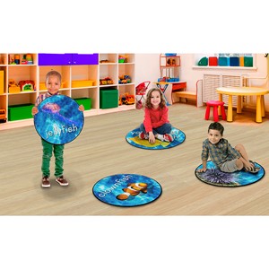 Into the Sea Carpet Rounds - Set of 24