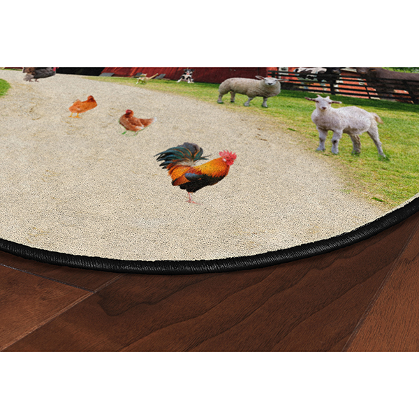 Barn Animals Preschool Rug