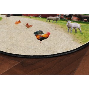Barn Animals Preschool Rug