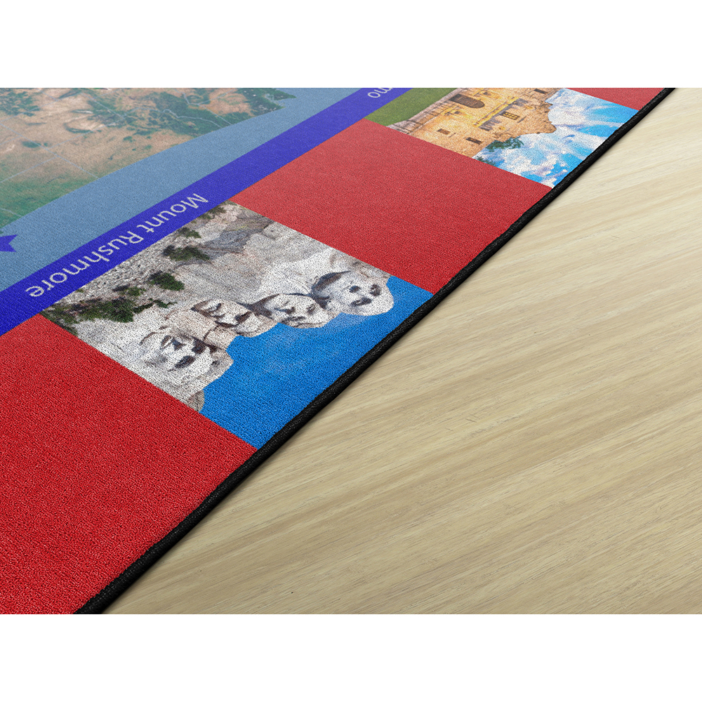 American Landmarks Rug (6' x 8' 4")