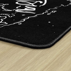 Modern World Map Rug - Edge