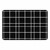 Checkered Rug (4' W x 6' L) - Black