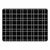 Checkered Rug (6' W x 8' 4" L) - Black