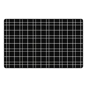 Checkered Rug (7' 6" W x 12' L) - Black