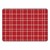 Checkered Rug (6' W x 8' 4" L) - Red