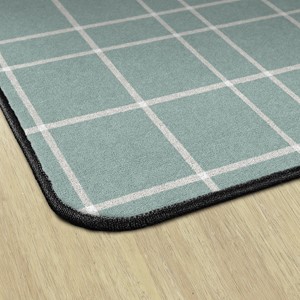 Checkered Rug (4' W x 6' L) - Corner
