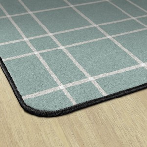 Checkered Rug - Corner
