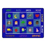 French Learning Fun Rug