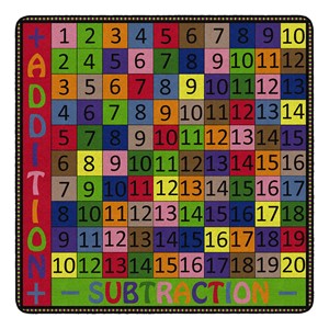 Addition & Subtraction Rug