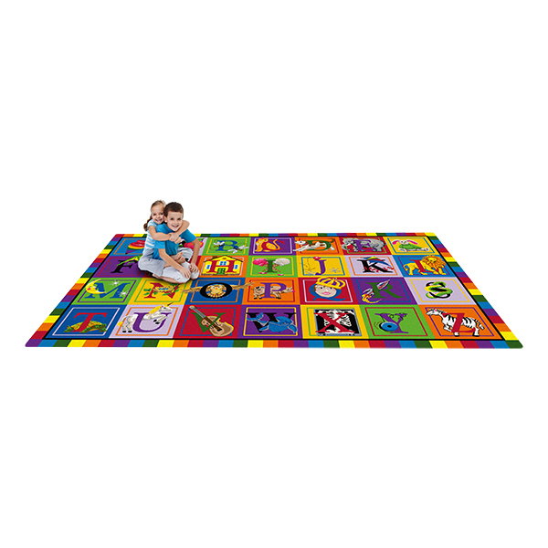 ABC Blocks Primary Rug