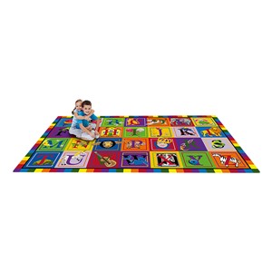 ABC Blocks Primary Rug