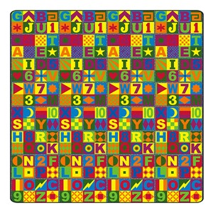 Floors That Teach Rug - Square (12' W x 12' L)