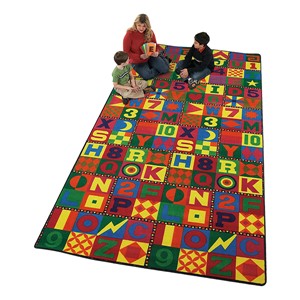 Floors That Teach Rug - Rectangle (9' W x 12' L)