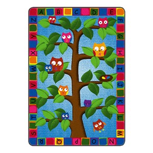 Alphabet Owls Rug