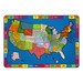 My American Doodle Map Rug