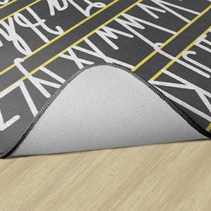 Handwriting Samplers Rug - Backing