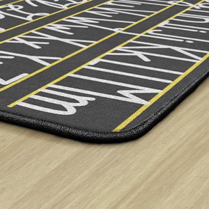 Handwriting Samplers Rug - Edge