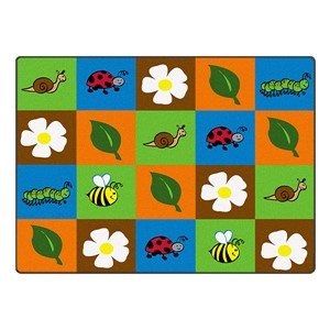 Nature Squares Rug (4' W x 6' L)