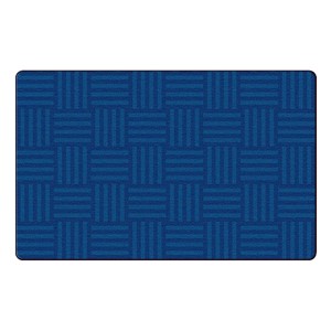 Hashtag Tone on Tone Rug - Blue
