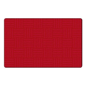 Hashtag Tone on Tone Rug - Cherry