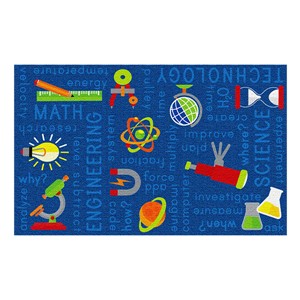 STEM Rug - Blue