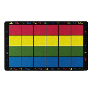 Learning Grid Rug (7' 6" W x 12' L)
