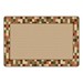 Brick Border Block Rug