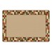 Brick Border Block Rug