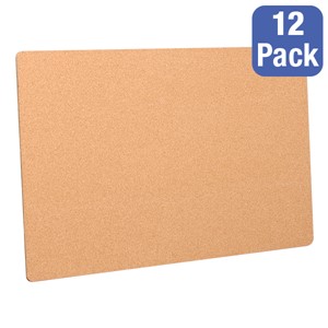 Cork Bulletin Boards - Pack of 12 (36" W x 24" H)