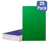 Assorted-Color Foam Board Sheets - Pack of 25
