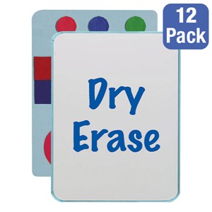 Dry Erase/Flannel Lapboards - Package of 12