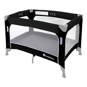SnugFresh Celebrity Play Yard Safety Crib - Graphite