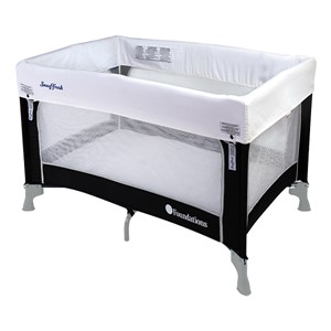 SnugFresh Celebrity Play Yard Safety Crib - Graphite - Cover