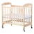 Next Generation Serenity Compact Fixed-Side Clearview Safety Crib - Natural