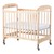 Next Generation Serenity Compact Fixed-Side Clearview Safety Crib - Natural