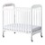 Next Generation Serenity Compact Fixed-Side Clearview Safety Crib - White