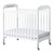 Next Generation Serenity Compact Fixed-Side Clearview Safety Crib - White