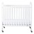 Next Generation Serenity Compact Fixed-Side Clearview Safety Crib - White