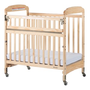Next Generation Serenity SafeReach Clearview Compact Safety Crib - Natural