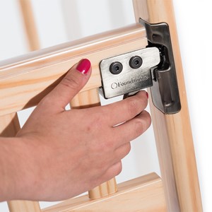 Next Generation Serenity SafeReach Clearview Compact Safety Crib - Natural