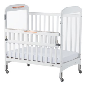 Next Generation Serenity SafeReach Clearview Compact Safety Crib - White