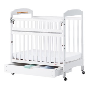 Next Generation Serenity SafeReach Clearview Compact Safety Crib - White