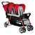 Trio Sport Tandem Stroller - Red