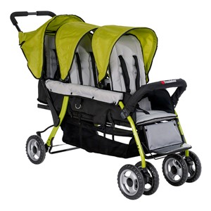 Trio Sport Tandem Stroller - Lime