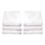 Pack of Six SafeFit Elastic Fitted Crib Sheets - Full-Size - White
