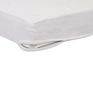 Pack of Six SafeFit Zippered Sheets - Compact - White