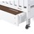 Next Generation Serenity SafeReach Clearview Compact Safety Crib - White - Drawer